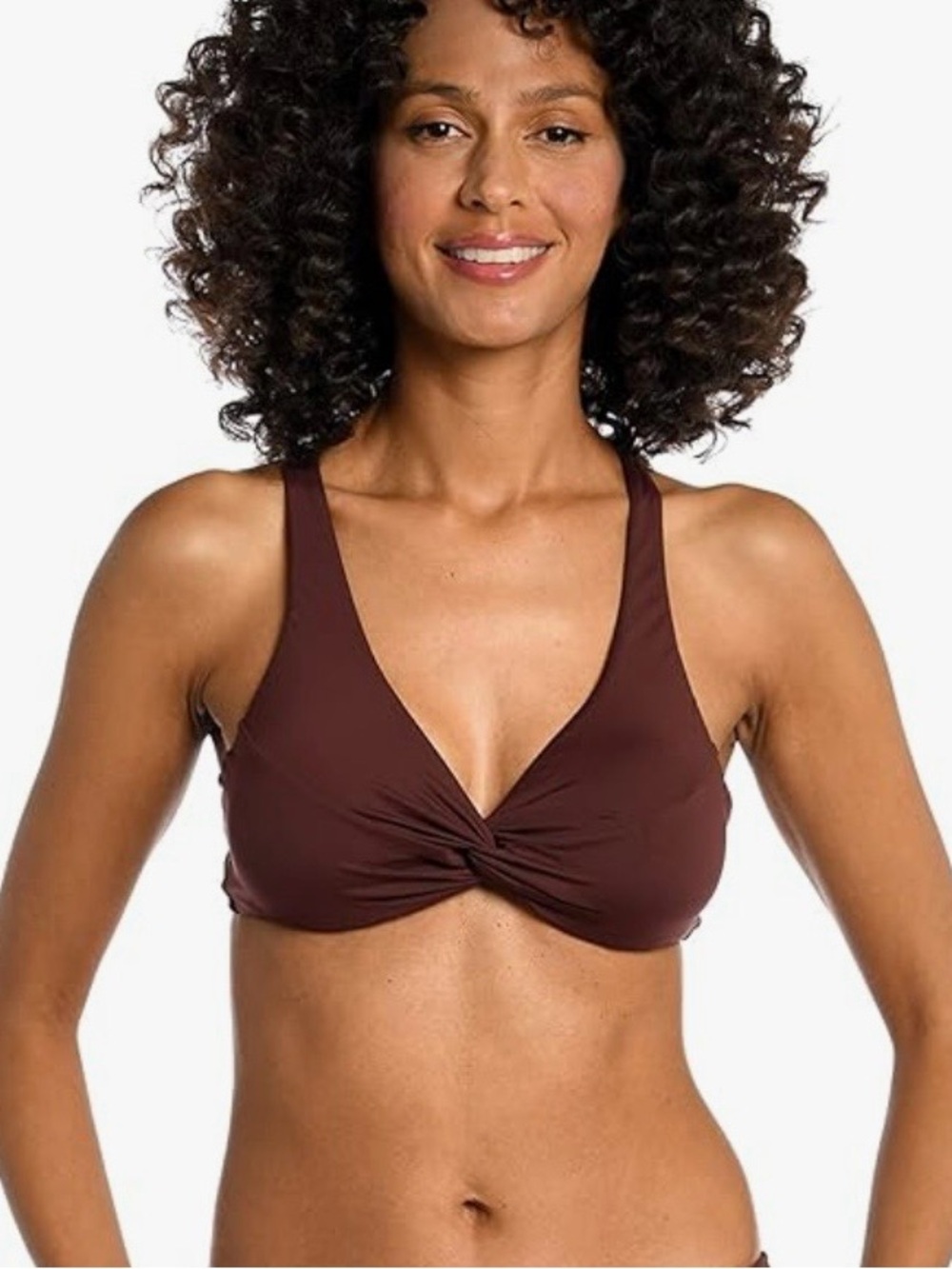 La Blanca Women's Standard Island Goddess Underwire Wrap Bikini Swimsuit Top 8